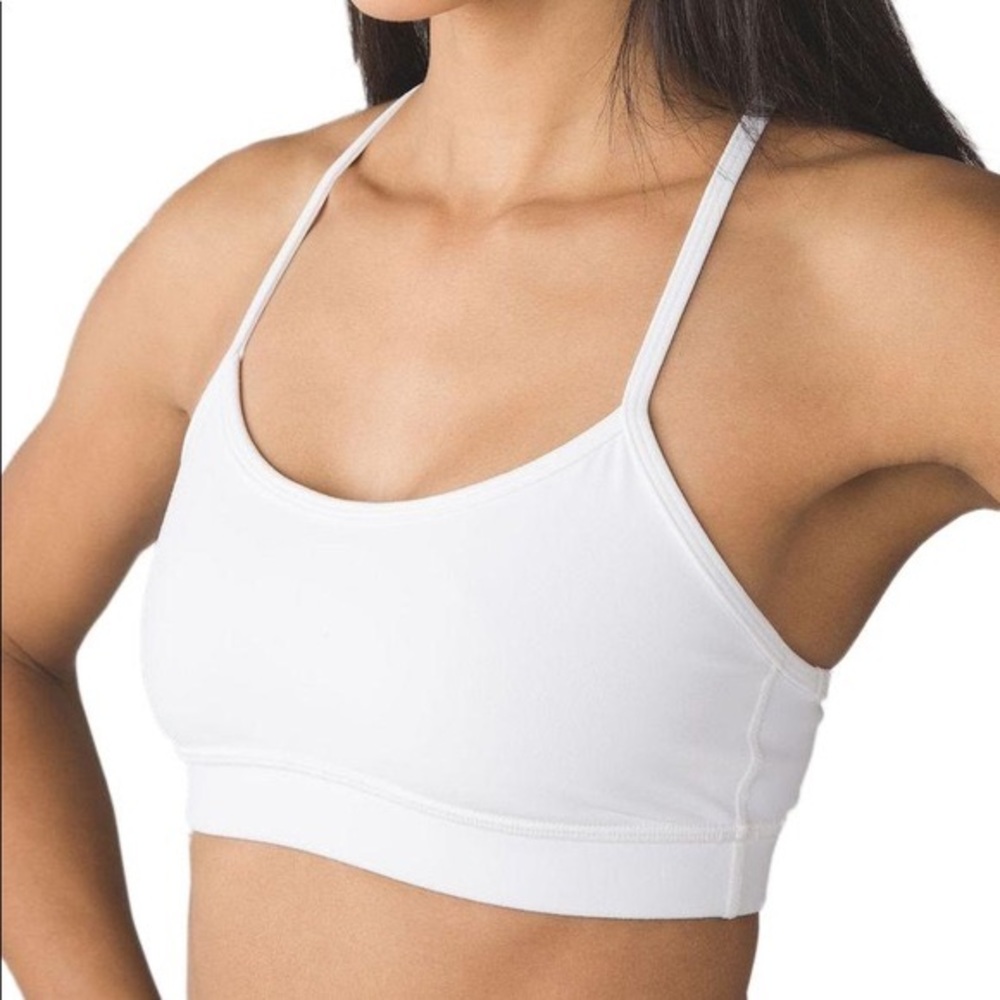 Lululemon Flow Y Bra *Nulu White